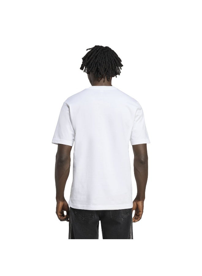 اديداس تيشيرت أديداس رجالي أبيض بأكمام قصيرة - Image 3